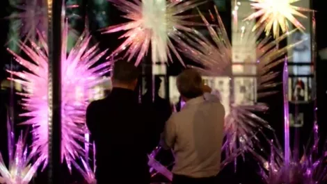 Barneys adds winter brilliance with digital signage