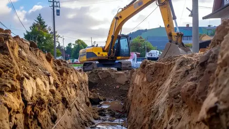 Trench collapse under investigation